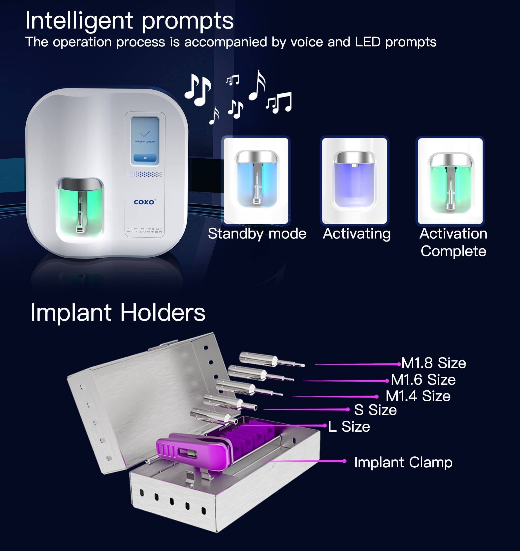 COXO UA-1 Dental Implant UV Activator Hydrophilic Apparatus